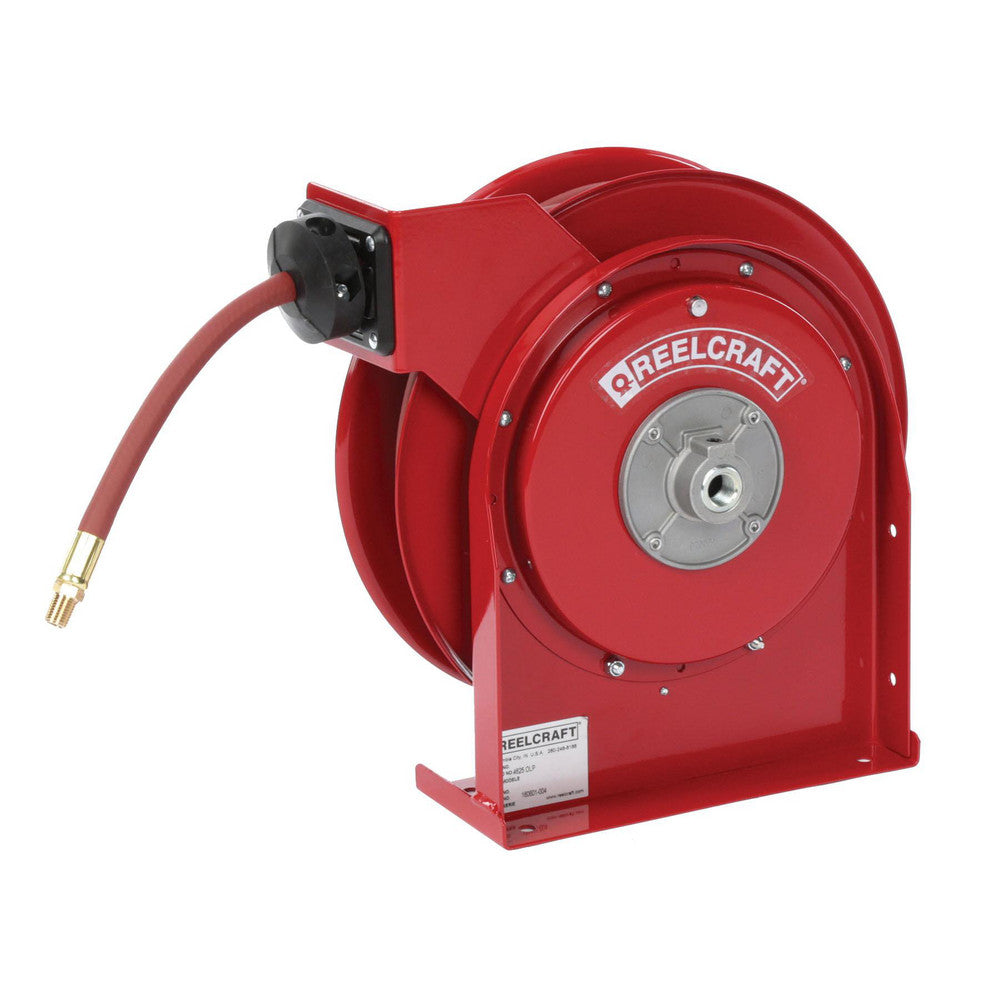 Reelcraft 4435 OLP Hose Reel with Hose 1/4" ID Hose x 35', Spring Retractable