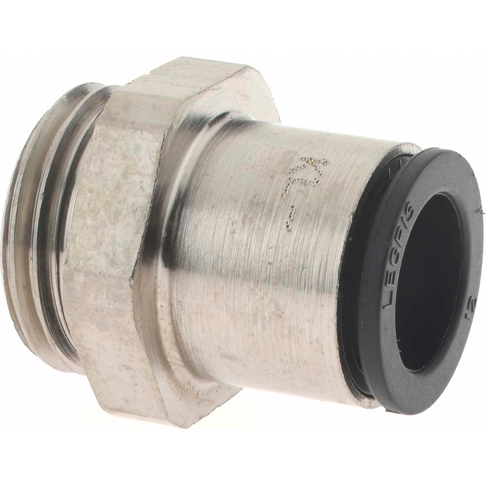 Legris 3101 12 21 Push-To-Connect Tube Fitting Connector, 1/2" Thread