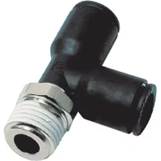 Legris 3103 06 13 Push-To-Connect Tube Fitting Male Run Tee, 1/4" Thread