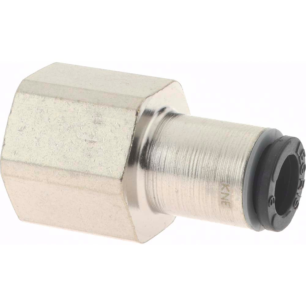 Legris 3114 06 13 Push-To-Connect Tube Fitting Connector, Straight, 1/4" Thread