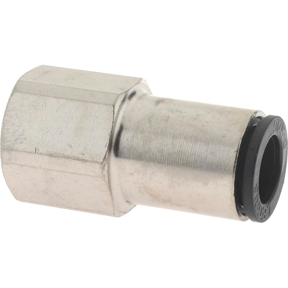 Legris 3114 08 13 Push-To-Connect Tube Fitting Connector, Straight, 1/4" Thread