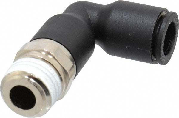 Legris 3129 08 13 Push-To-Connect Tube to Male BSPT Tube Fitting Extended Male Elbow, 1/4" Thread