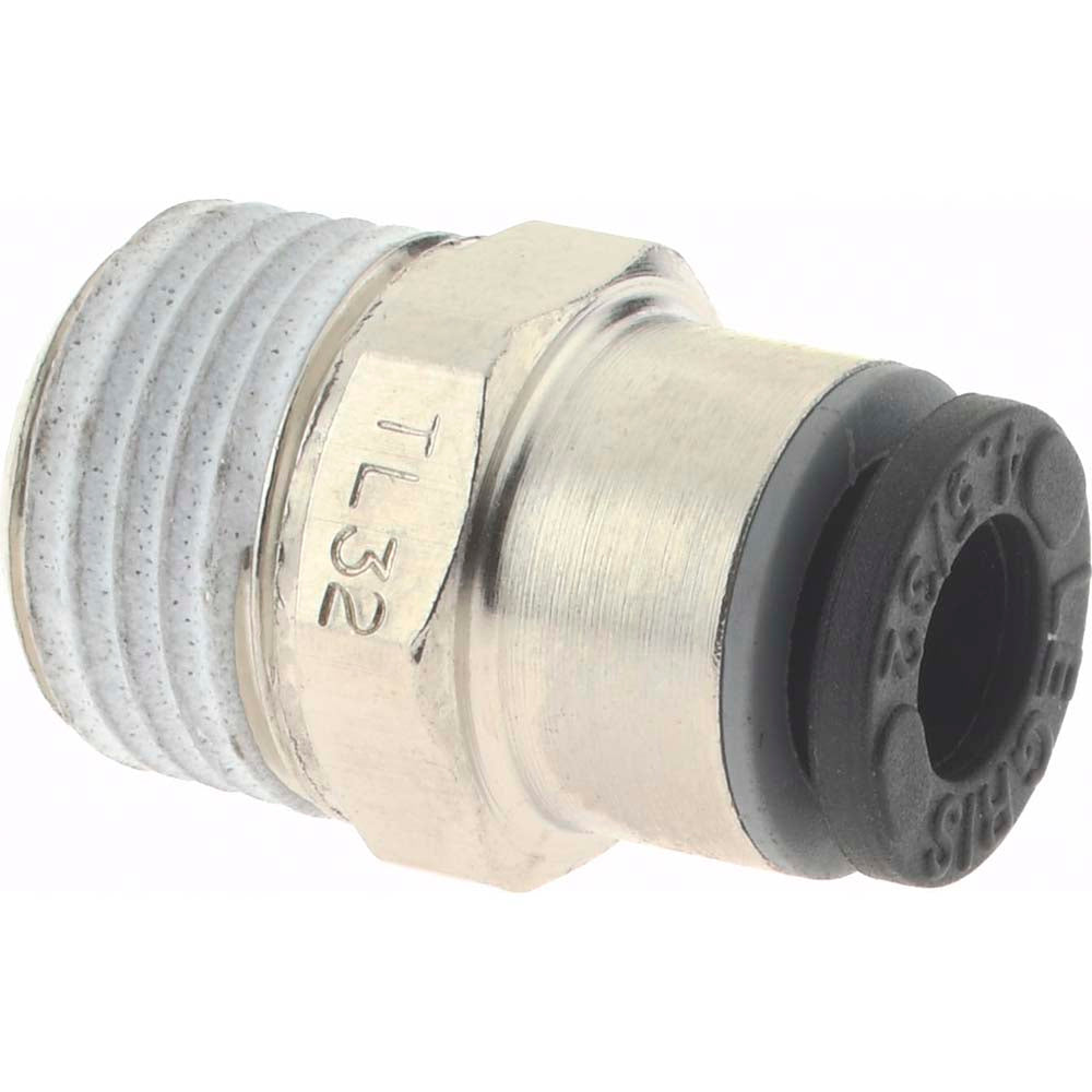 Legris 3175 04 10 Push-To-Connect Tube to Male BSPT Tube Fitting Connector, 1/8" Thread, 5/32" OD
