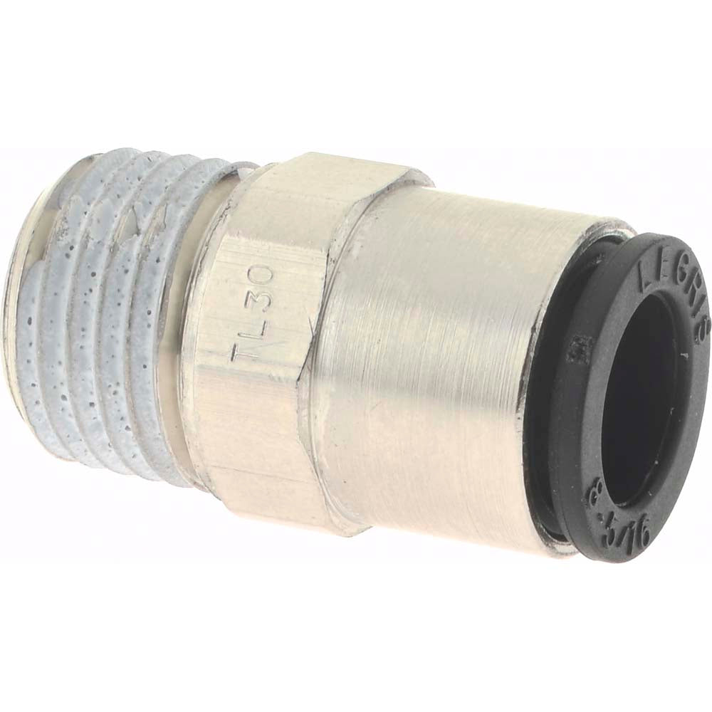 Legris 3175 08 13 Push-to-Connect Tube x Male BSPT Fitting Connector, BSPT, 5/16" OD