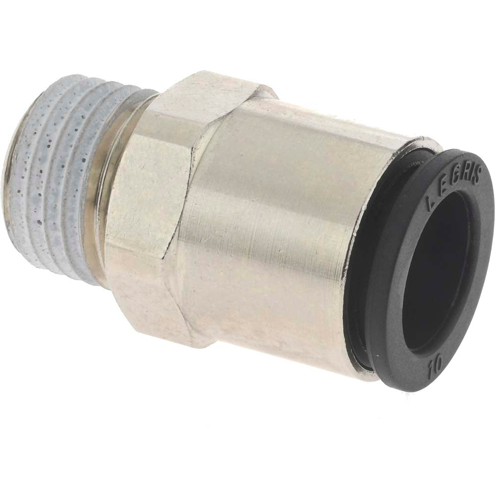 Legris 3175 10 13 Push-to-Connect Tube x Male BSPT Fitting Connector, BSPT, 10.00 mm OD