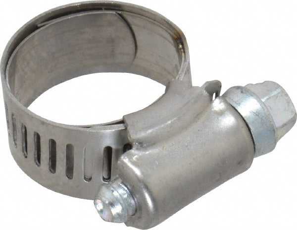 Ideal Tridon M613008706 Worm Gear Clamp SAE 8, 5/8 to 1" Dia, Stainless Steel Band