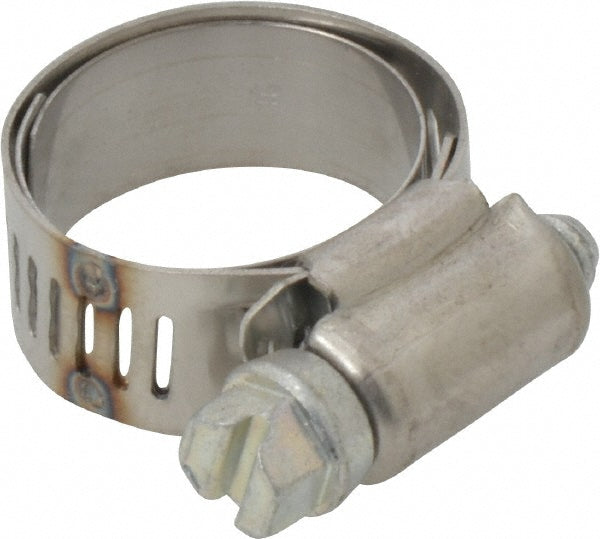 Ideal Tridon M613010706 Worm Gear Clamp SAE 10, 11/16 to 1-1/16" Dia, Stainless Steel Band