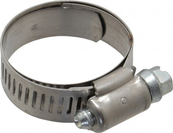 Ideal Tridon M613016706 Worm Gear Clamp SAE 16, 3/4 to 1-1/2" Dia, Stainless Steel Band