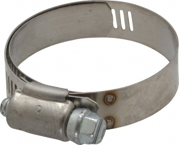 Ideal Tridon M613024706 Worm Gear Clamp SAE 24, 1-1/16 to 2" Dia, Stainless Steel Band