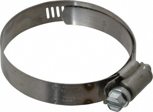 Ideal Tridon M613032706 Worm Gear Clamp SAE 32, 1-9/16 to 2-1/2" Dia, Stainless Steel Band