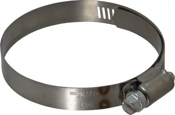 Ideal Tridon M613040706 Worm Gear Clamp SAE 40, 2-1/16 to 3" Dia, Stainless Steel Band