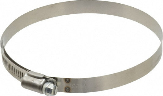 Ideal Tridon M613072706 Worm Gear Clamp SAE 72, 4-1/16 to 5" Dia, Stainless Steel Band