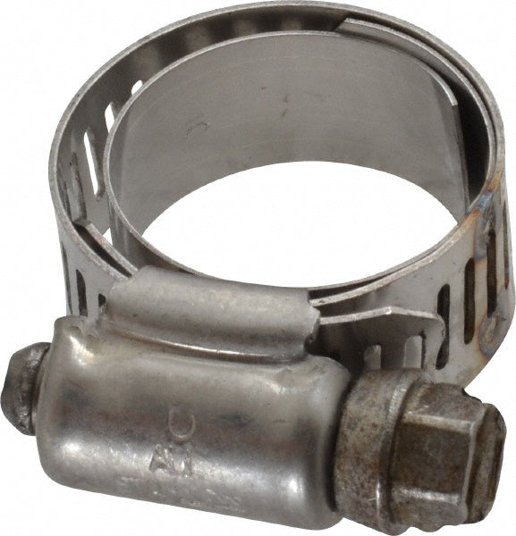 Ideal Tridon M615010706 Worm Gear Clamp SAE 10, 11/16 to 1-1/16" Dia, Stainless Steel Band