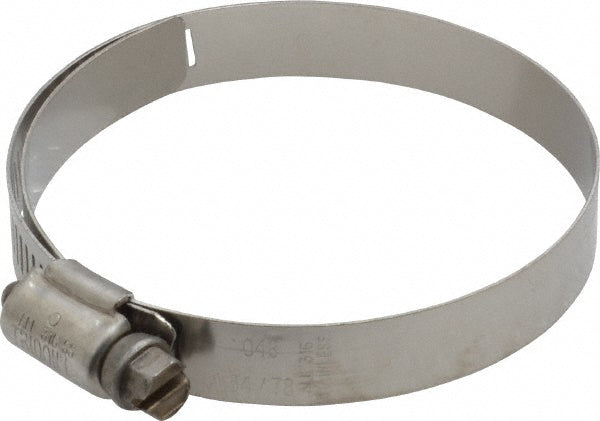 Ideal Tridon M615048706 Worm Gear Clamp SAE 48, 2-9/16 to 3-1/2" Dia, Stainless Steel Band