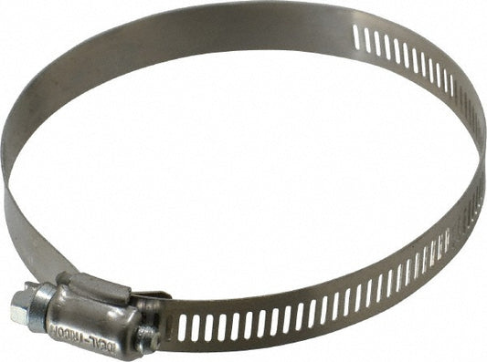 Ideal Tridon 5756051 Worm Gear Clamp SAE 56, 3-1/16 to 4" Dia, Stainless Steel Band