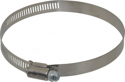 Ideal Tridon 5764051 Worm Gear Clamp SAE 64, 2-1/2 to 4-1/2" Dia, Stainless Steel Band