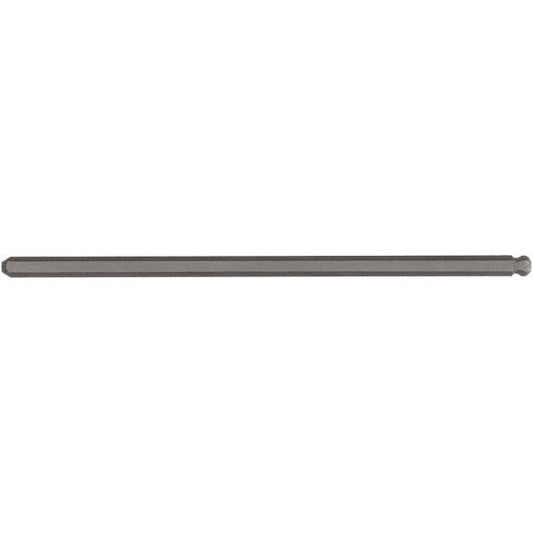 Bondhus 0110 Ball Hex Screwdriver Insert Bit 3/16" Drive, 3/16" Hex, 6" OAL