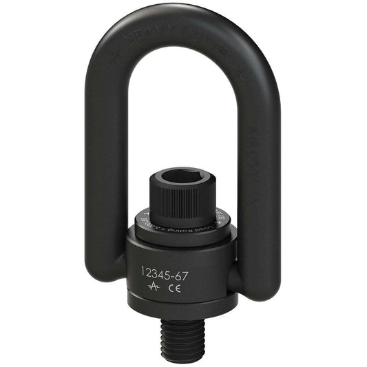 American Drill Bush 33214 Center Pull Hoist Ring Screw-On, 800 lb Capacity