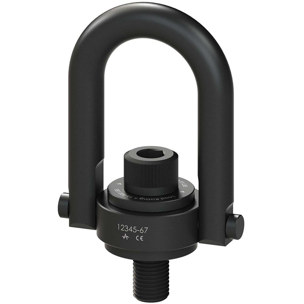 American Drill Bush 23401 Center Pull Hoist Ring Screw-On, 15000 lb Capacity