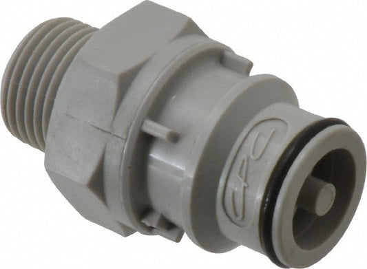 CPC Colder Products HFC24612 3/8" Nominal Flow, 3/8 NPT Thread, Male, Inline Threaded-Male Plug