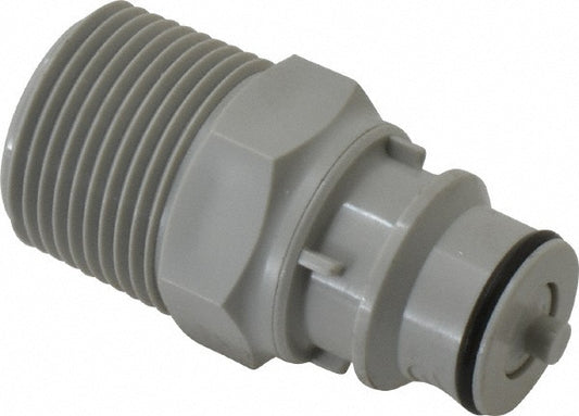 CPC Colder Products HFCD241212 3/8" Nominal Flow, 3/4 NPT Thread, Male, Inline Threaded-Male Plug