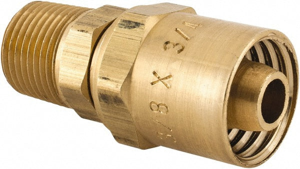 Dixon Valve & Coupling MSC1836126K 3/8 NPTF, Reusable Hose Male Fitting