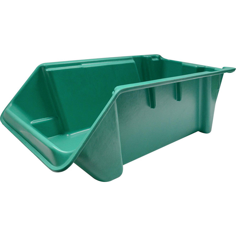 MFG Tray 8422085170 Bins Bin Style Hopper Front  Shape Rectangle  Overall Width (Inch) 12  Overall Length (Inch) 24  Overall Height (Inch) 8  Color Green