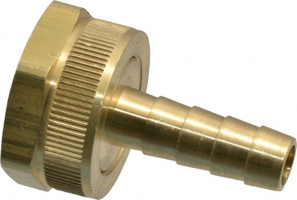 Dixon Valve & Coupling 5910612C Garden Hose Fitting 1" Hose, Standard Shank Female Swivel, 3/4" NH, Brass