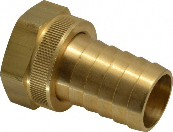 Dixon Valve & Coupling 5911616C Garden Hose Fitting 1" Hose, Standard Shank Female Swivel, 1" NH, Brass