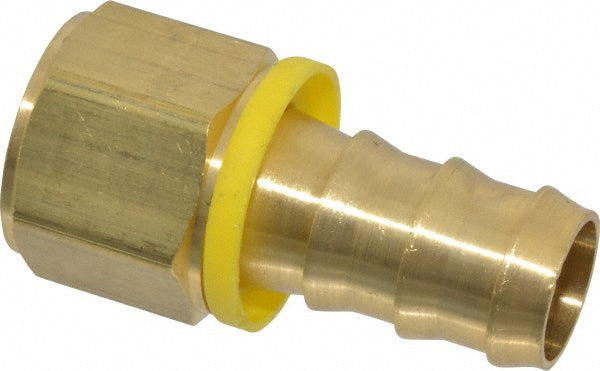 Dixon Valve & Coupling 2741212C Barbed Push-On Hose Female Connector 3/4" NPTF, Brass, 3/4" Barb