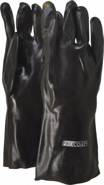 PRO-SAFE PS-58-8040NB Chemical Resistant Gloves PRO-SAFE Size Large, Polyvinylchloride, Supported