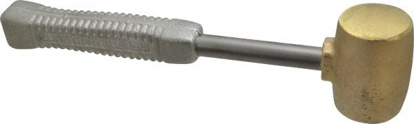 American Hammer AM5BRAG Non-Marring Hammer 5 lb, 2" Face Dia, Brass Head
