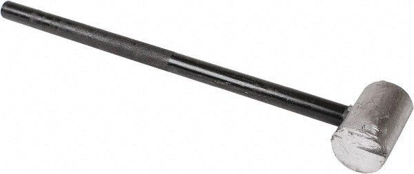American Hammer AM18LNPG Non-Marring Hammer 18 lb, 3-1/2" Face Dia, Lead Alloy Head