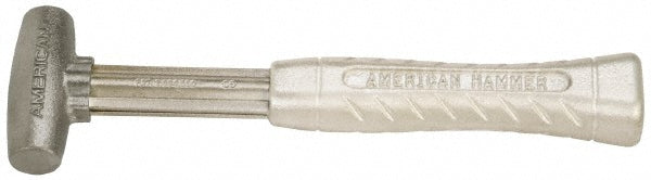 American Hammer AM1ZNAG Non-Marring Hammer 1 lb, 1" Face Dia, Zinc Aluminum Alloy Head
