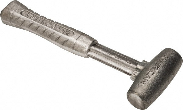 American Hammer AM2ZNAG Non-Marring Hammer 2 lb, 1-1/4" Face Dia, Zinc Aluminum Alloy Head