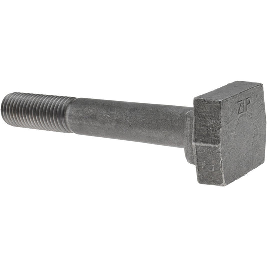 Value Collection 70024 Steel T-Slot Bolt 7/8-9, 2" Thread Length, 1" Slot Width, Uncoated