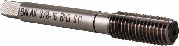 Balax 13543-000 Thread Forming STI Tap 3/8-16 UNC, H3, Bottoming, Bright Finish