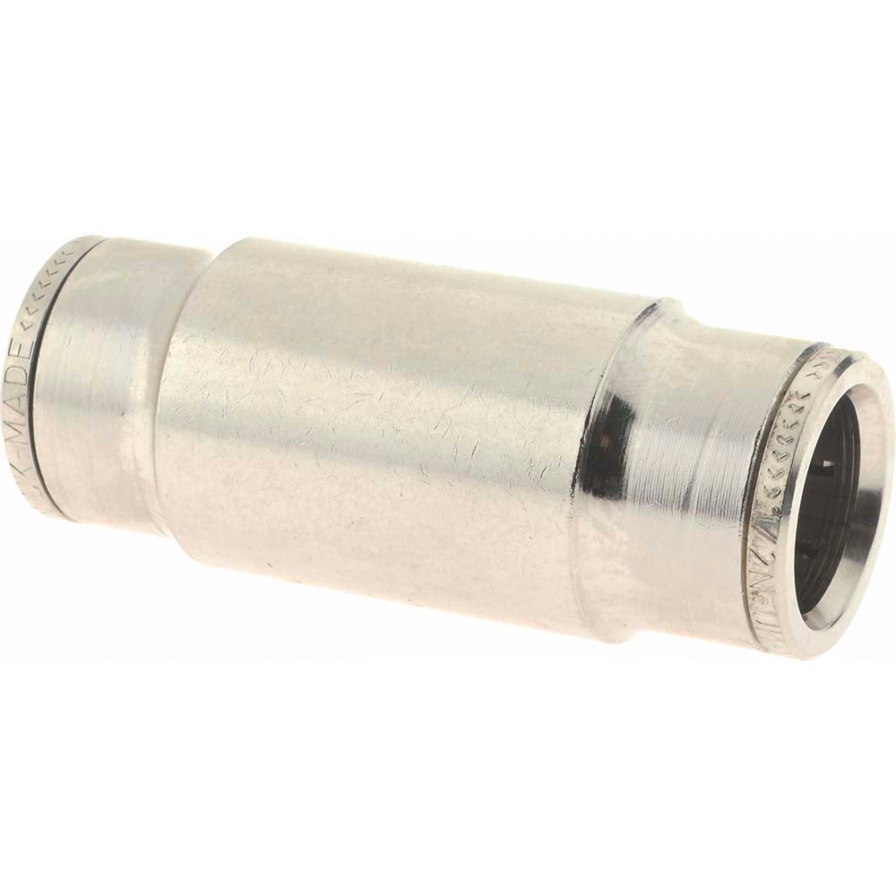 Norgren 120200700 Push-To-Connect Tube to Tube Tube Fitting Pneufit Union, Straight, 1/2" OD