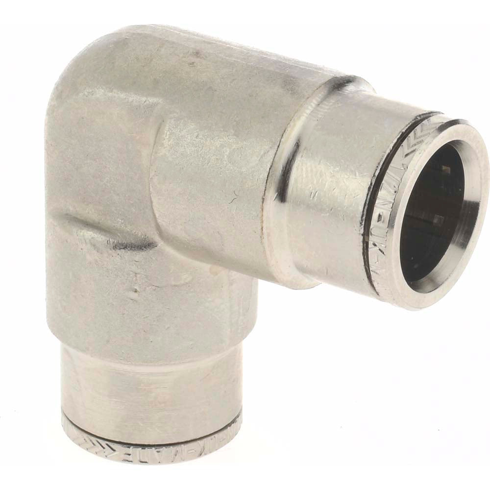 Norgren 120400700 Push-To-Connect Tube to Tube Tube Fitting Pneufit Union Elbow, 1/2" OD