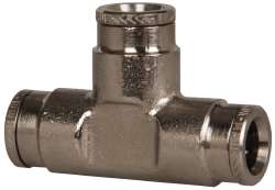 Norgren 120600500 Push-To-Connect Tube to Tube Tube Fitting Pneufit Union Tee, 5/16" OD