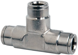Norgren 120600600 Push-To-Connect Tube to Tube Tube Fitting Pneufit Union Tee, 3/8" OD