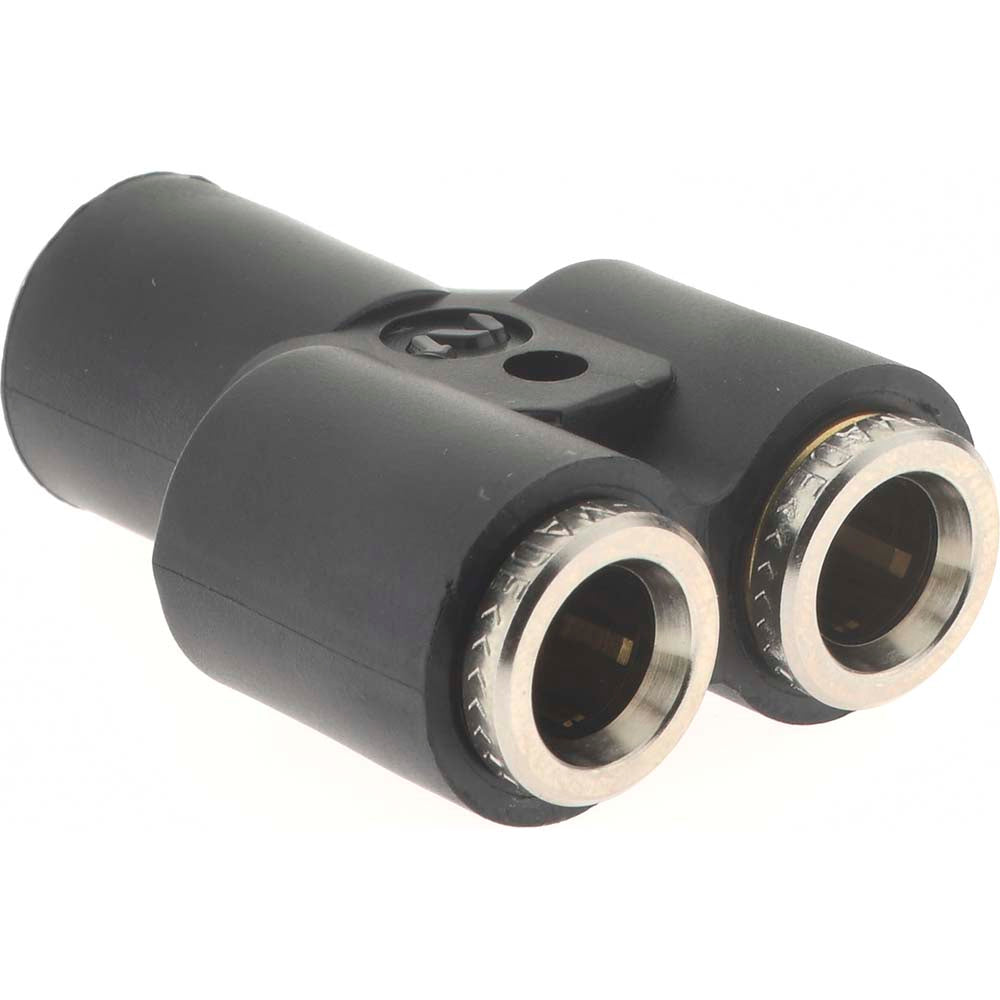 Norgren 120820400 Push-To-Connect Tube to Tube Tube Fitting Pneufit Parallel Union Y, 1/4" OD