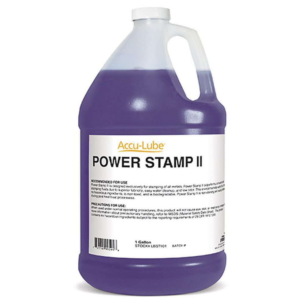 Accu-Lube LBSTII01 Stamping Fluid Accu-Lube Power Stamp II, Liquid, 1 gal Bottle