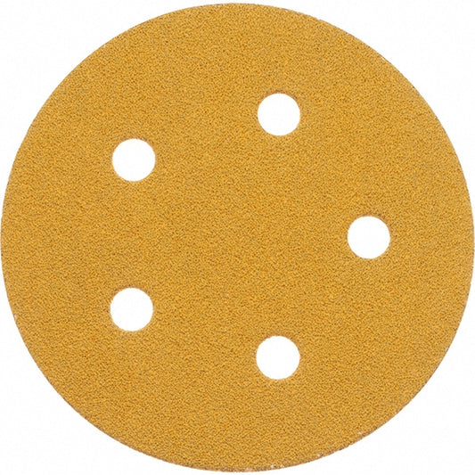 CGW Abrasives 49990 Hook & Loop Disc 5" Dia, 150 Grit, Coated, Aluminum Oxide