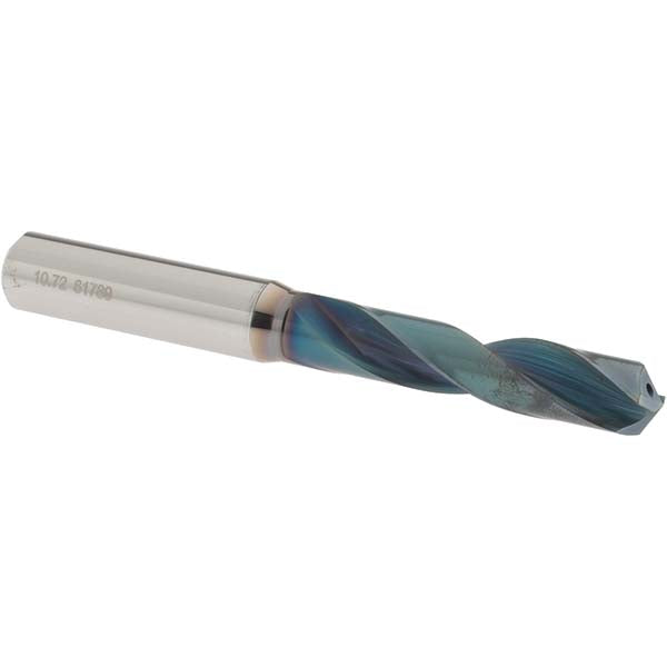 OSG HP253-4220 Screw Machine Length Drill Bit 27/64" (0.4219) Dia, 140 deg, Solid Carbide