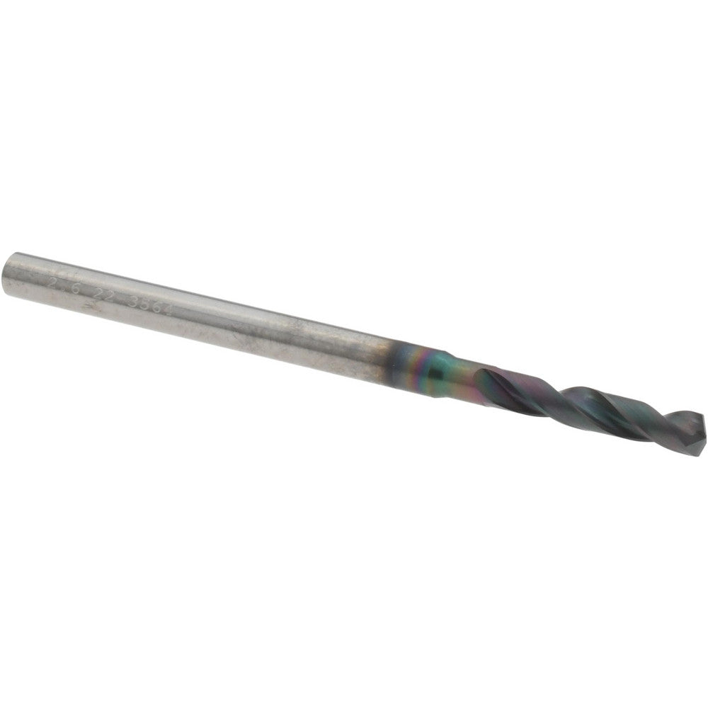 OSG HP243-1024 Screw Machine Length Drill Bit 2.60 mm Dia, 140 deg Point, Solid Carbide