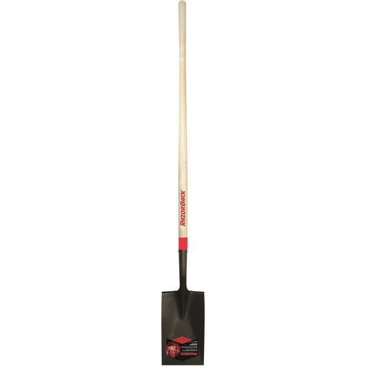 Razor-Back 46200 Shovels, Spades, Diggers & Hoes Type Border Spade  Handle Type Straight  Handle Material Wood  Blade Type Square  Blade Material Steel  Blade Width (Inch) 7-3/50