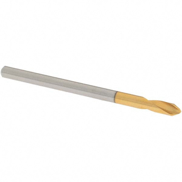OSG 63703 Spotting Drill 3 mm Dia, 60 &deg Point, 48 mm OAL, High Speed Steel