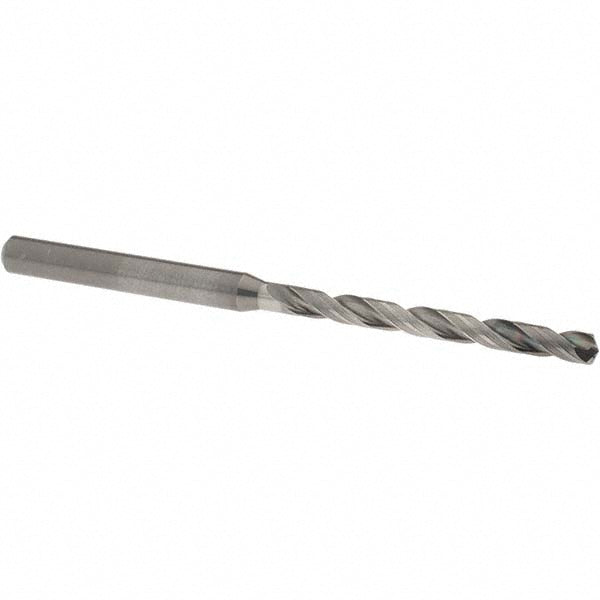 OSG 8704610 Taper Length Drill Bit Series 6520, 6.1 mm Dia, 140 &deg Point, Solid Carbide