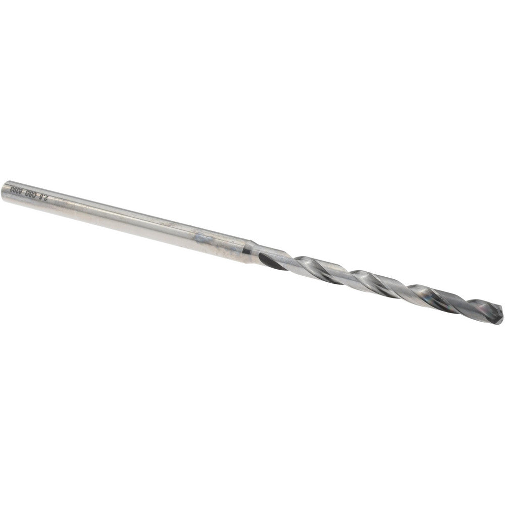 OSG 653009812 Taper Length Drill Bit Series 6530, 2.5 mm Dia, 140 &deg Point, Solid Carbide